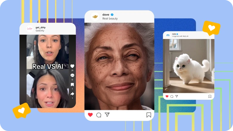 Post Performance Report: Brands creating AI-generated content with intention